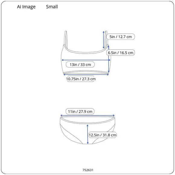 AI'Mage Small High Waisted Bikini NWT 🌊 - Picture 5 of 7